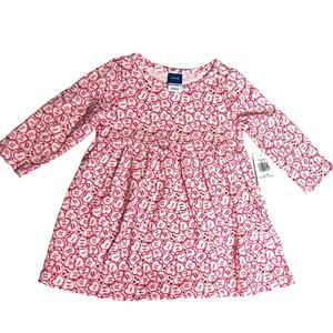Old Navy Baby  Girls Long Sleeve Swing Dress Sz 0-3 M